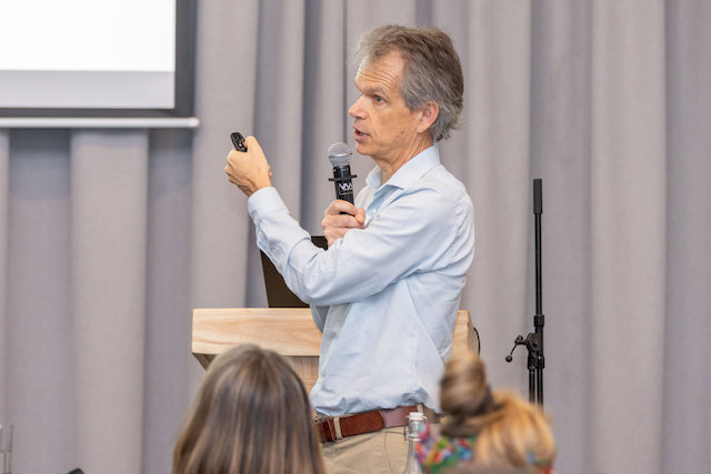 Dr. du Plessis presenting at SoTL 2025